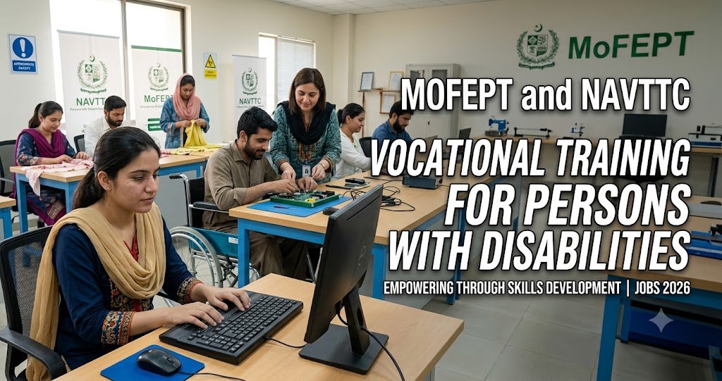 MoFEPT and NAVTTC Vocational Training for Persons with Disabilities