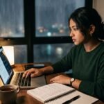 Applicant drafting essays for the Chevening Scholarship 2027 application