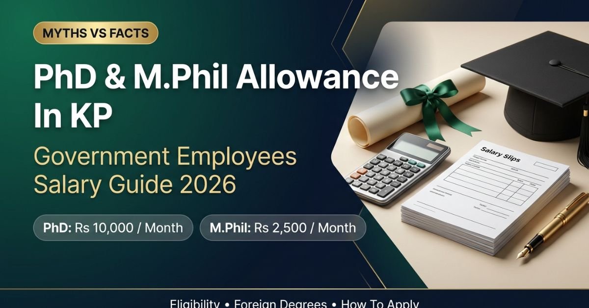 PhD and M.Phil allowance in KP myths vs facts featured image with monthly rates