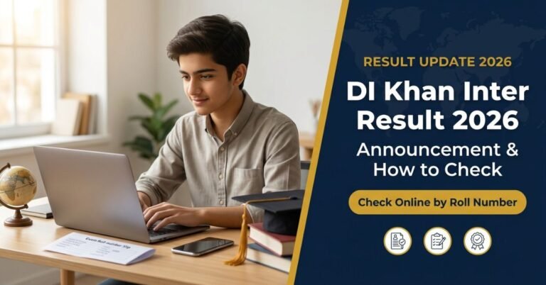 DI Khan inter result 2026 announcement and how to check online